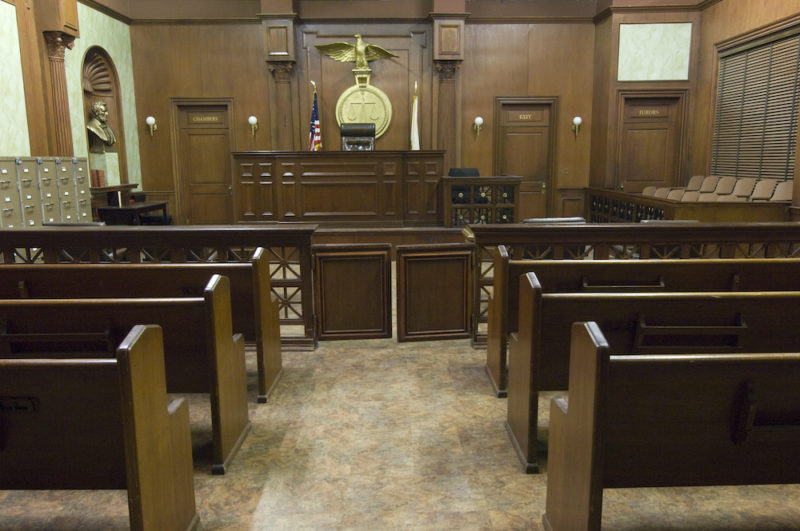 Court room seating